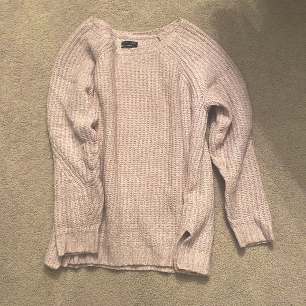 AE Pink Chunky Sweater